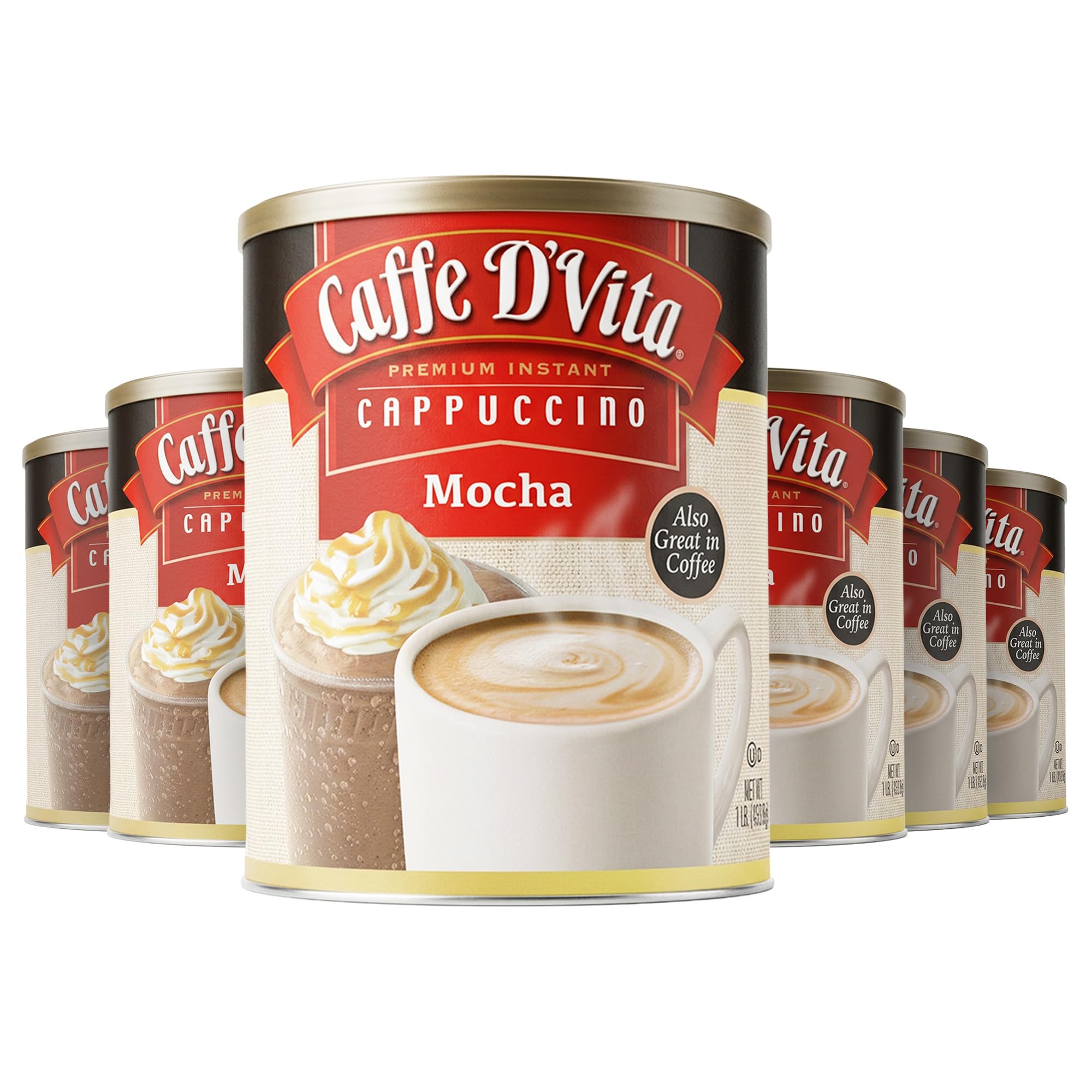 Amazon.com : Caffe D'Vita Mocha Cappuccino - Instant Powder Coffee